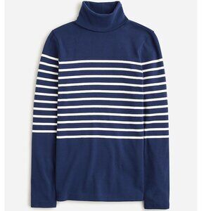 J. Crew Perfect-fit turtleneck in stripe